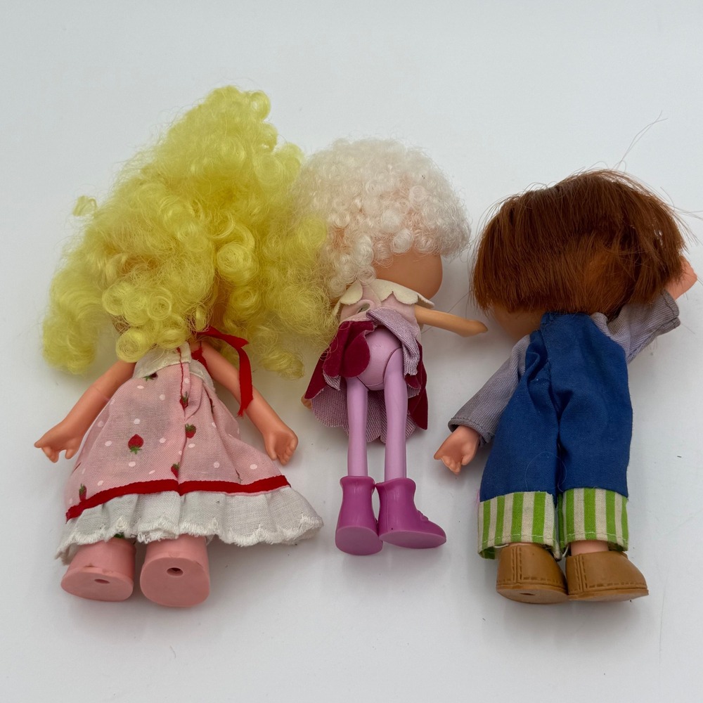 Vintage Strawberry Shortcake Doll 11pc Kenner 1980s Huckleberry Pie Blueberry - Picture 9 of 10